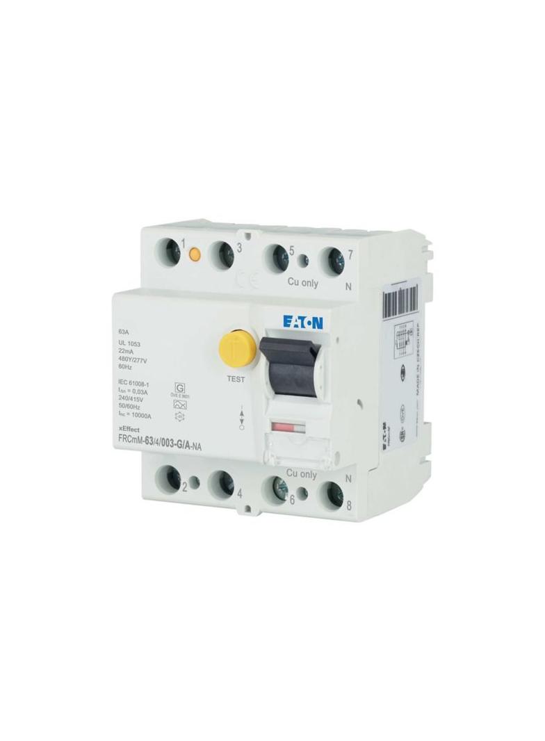 FRCMM-63/4/003-G/A-NA Wyłącznik różnicowoprądowy 10kA 63A 4P 30mA typ G/A 167109 EATON
