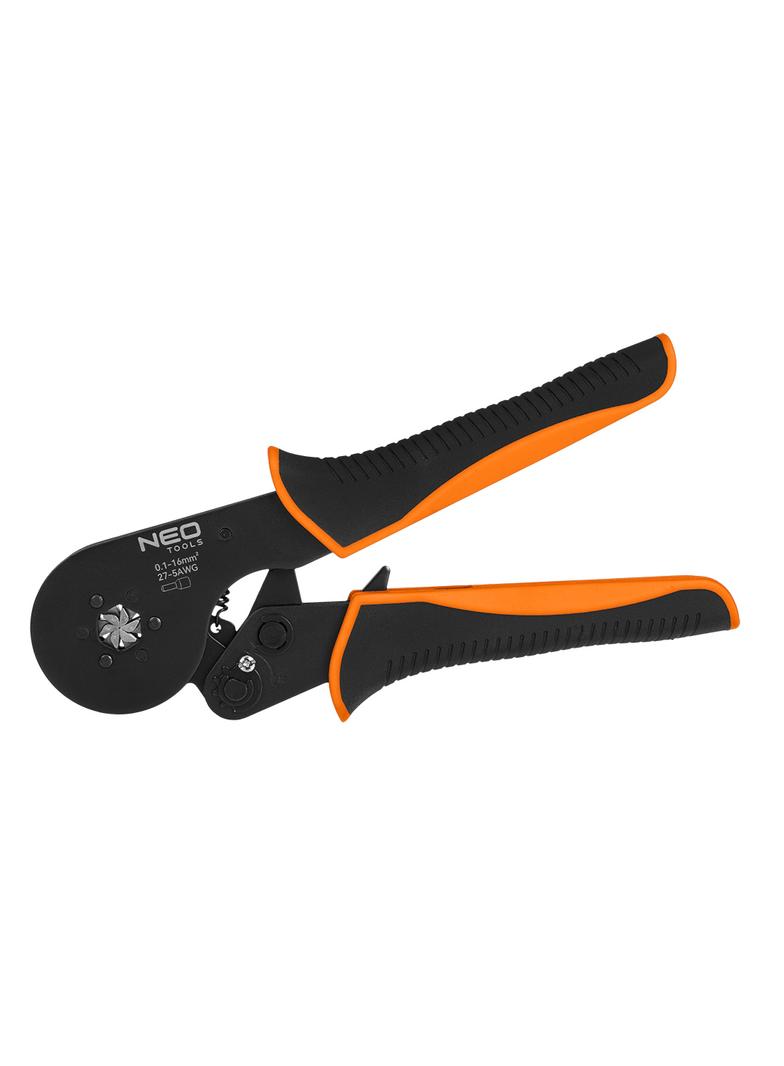 Szczypce do zaciskania końcówek tulejkowych 6 kamieni, średnica tulejek: 0.1 - 16 mm2