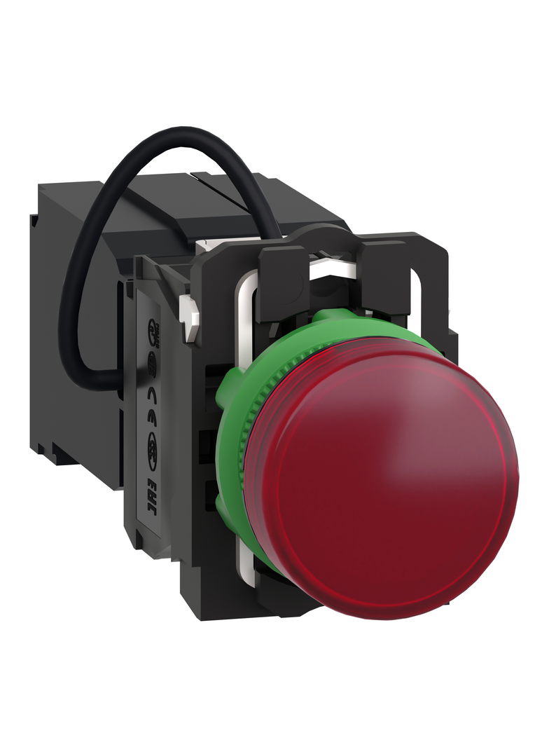 Harmony XB5 Lampka sygnalizacyjna czerwona LED 400V plastikowa typowa XB5AV5B4 Schneider