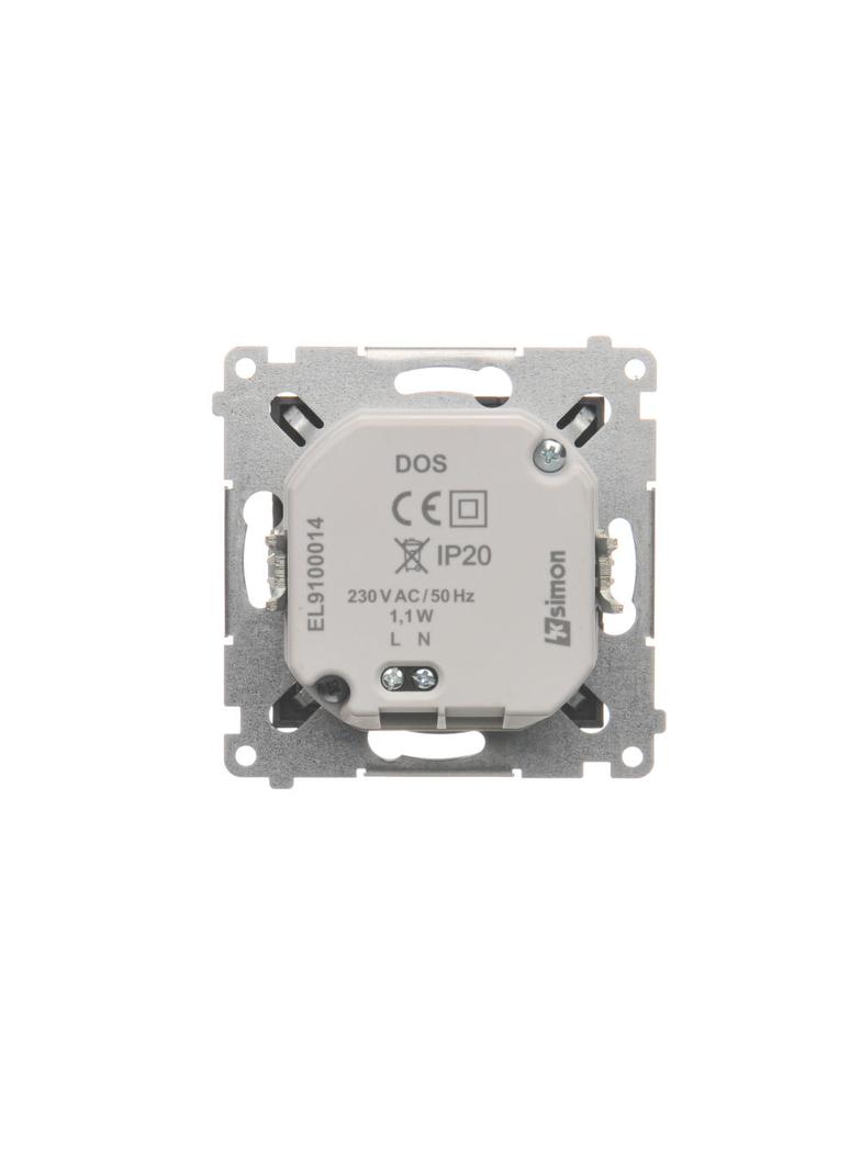 Simon 54 Oprawa oświetleniowa LED 230 V AC 1.1 W białe ciepłe 3100 K brąz mat DOS.01/46 KONTAKT