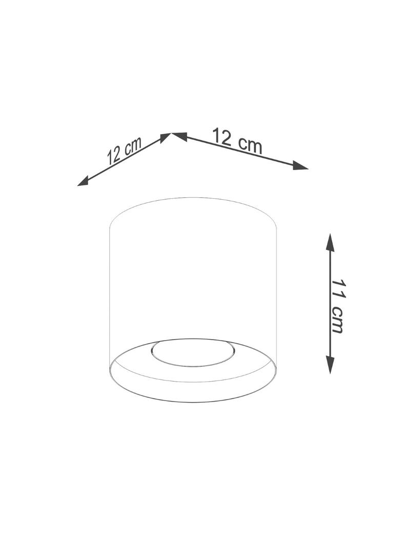 Sollux Plafon MIKA złoty SL.1283