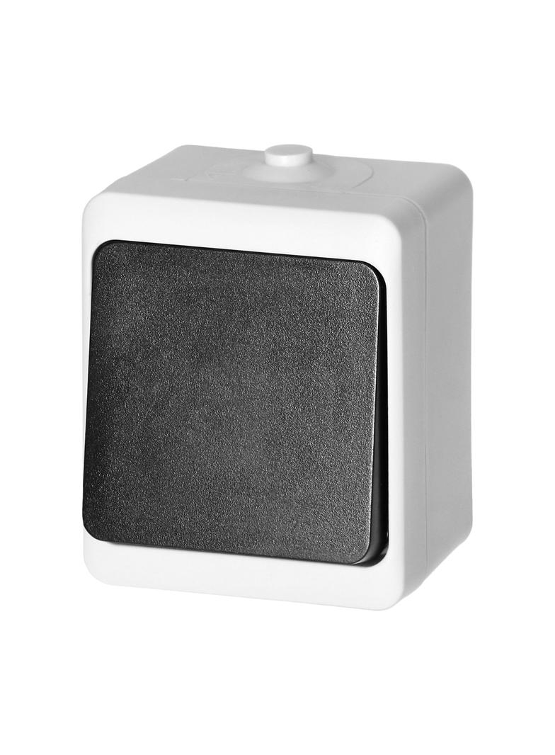 Przycisk dzwonek AQUATIC MINI IP54 10A 230V AC biało-czarny OR-OE-7304/WB ORNO