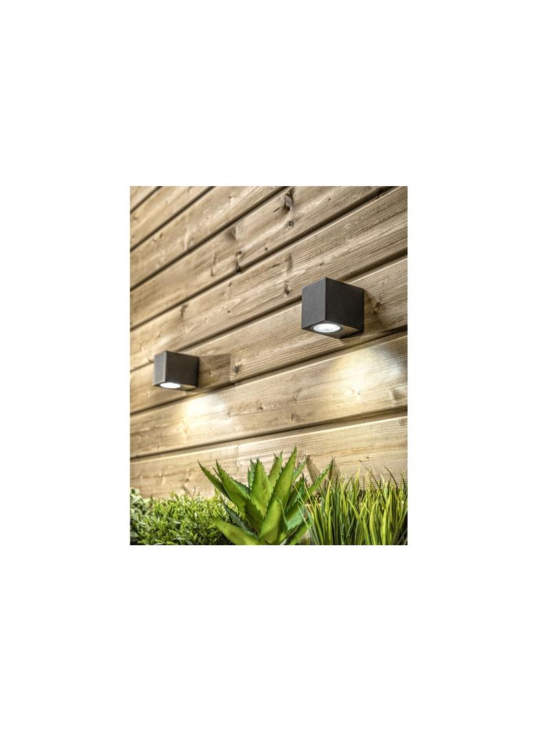 OPRAWA ŚCIENNA JEDNOKIERUNKOWA,TIAGO KW,GU10,MAX.35W,IP54,AC220-240V,50/60Hz,CZARNA