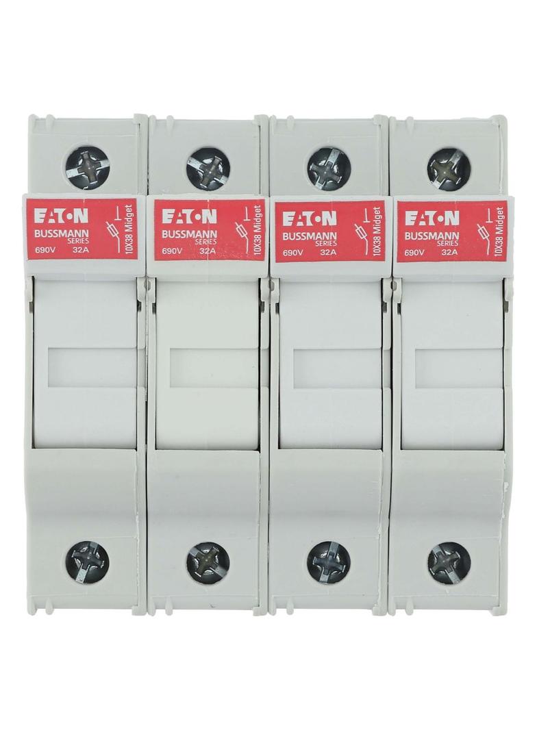 4P 10X38MFH30A 600V Midget withindicator Podstawa wkładki cylindrycznej 10x38 4P 32A 690VAC wskaźnik