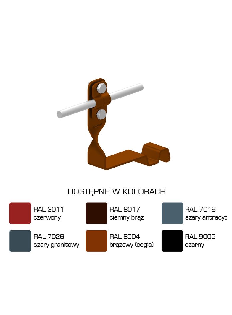 AN-29J/LA/ Uchwyt dach.prof.skr.Z-śr. WZÓR 33 H=10cm /LA/