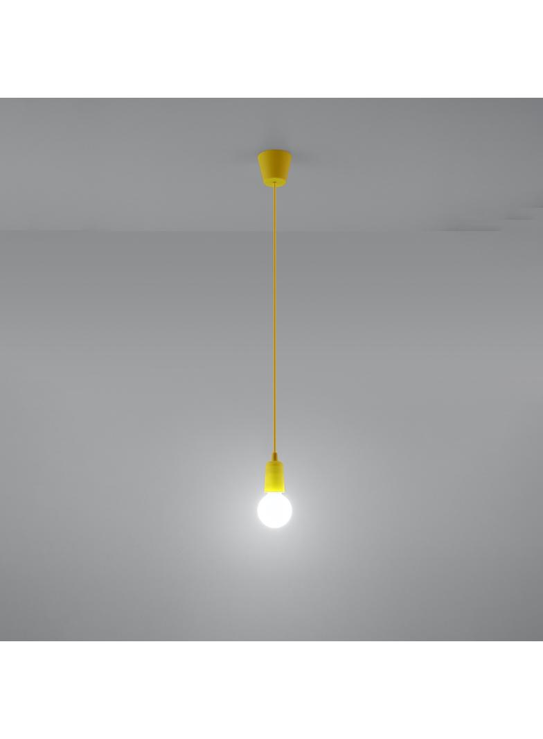 Sollux Lampa wisząca DIEGO 1 żółta SL.0578