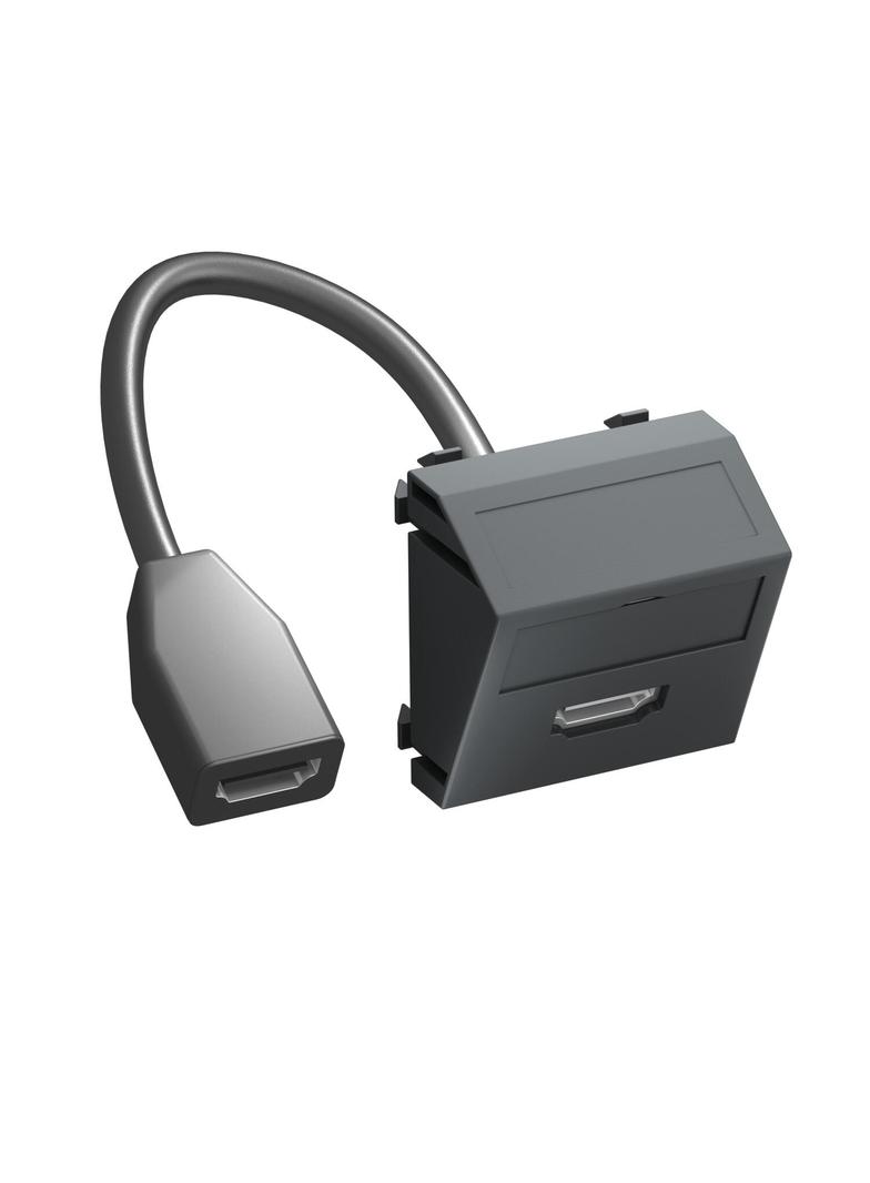 MTS-HD F SWGR1, Wspornik multimedia HDMI z kbl., gn.-gn.