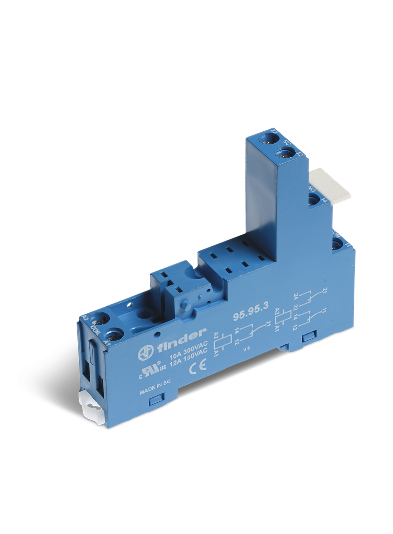 Gniazdo do przekaźników serii 40.51; 40.52; 40.61; 40.62; zaciski śrubowe, 95.95.3 SPA
