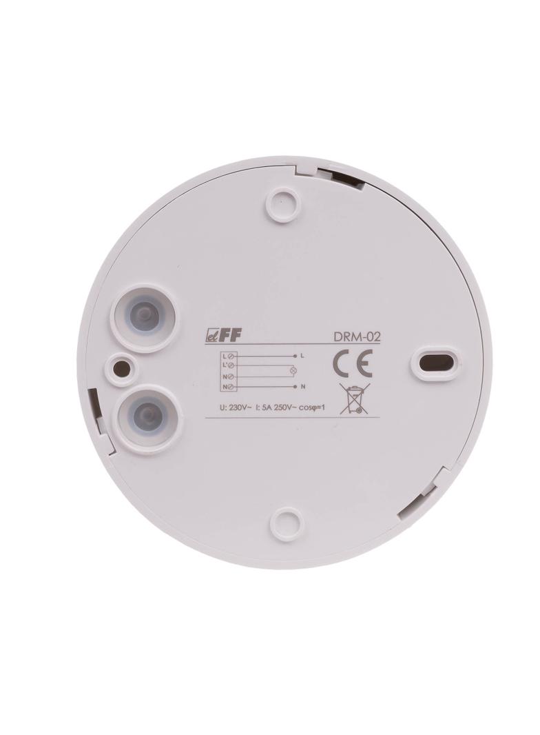 CZUJNIK RUCHU MIKROFALOWY, Un=230V AC, Imax=5A, P=1200W