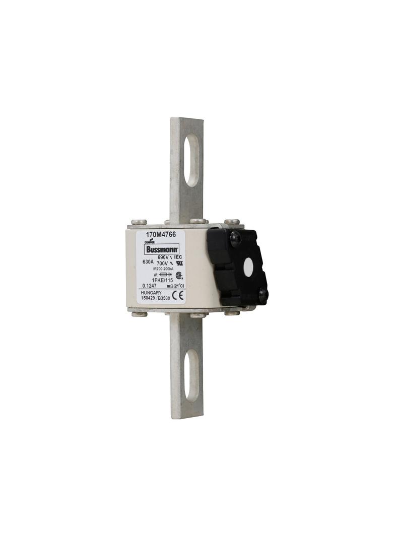 FUSE 630A 690V 1FKE/115 AR UC Wkładka szybka 630A AC 690V rozmiar 1 53x69x136 mm aR IEC UL 170M4766