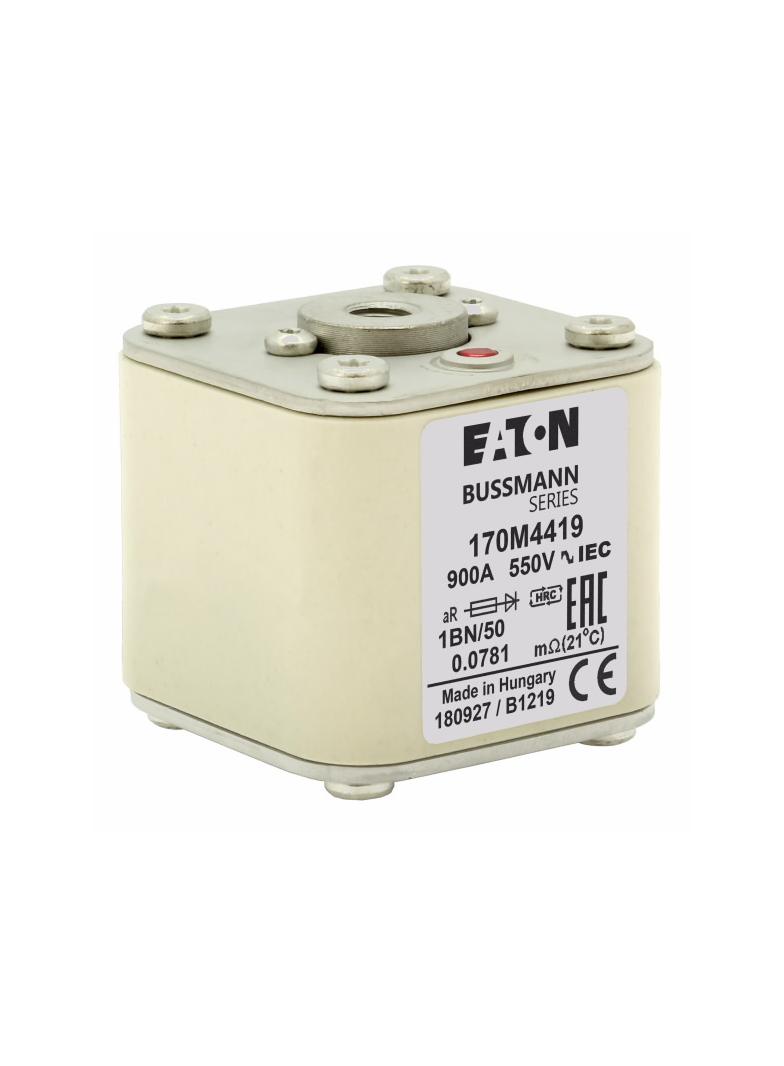 FUSE 900A 550V 1BN/50 AR Wkładka szybka 900A AC 550V rozmiar 1 53x69x51 mm aR IEC UL 170M4419 EATON