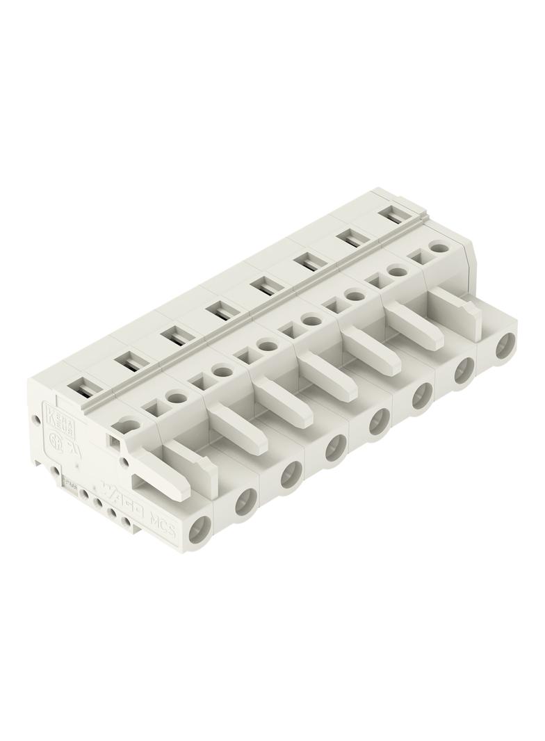 Gniazdo MCS‑MIDI Classic 8‑biegunowe jasnoszare raster 7,5mm 721‑208/026‑000 /25szt./ WAGO
