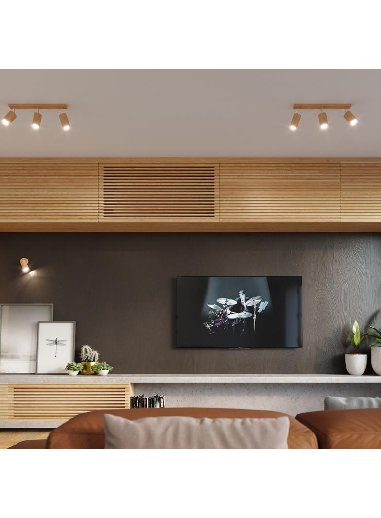 Sollux Plafon BERG 6 naturalne drewno SL.1043