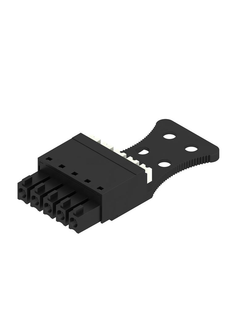 BCF 3.81/05/180ZE SN BK BX Wtyk PCB (złącze wiązki), listwa z gniazdami, 3.81 mm, Liczba biegunów: 5, PUSH IN, Złącze sprężynowe /50szt./ 1231680000 WEIDMÜLLER