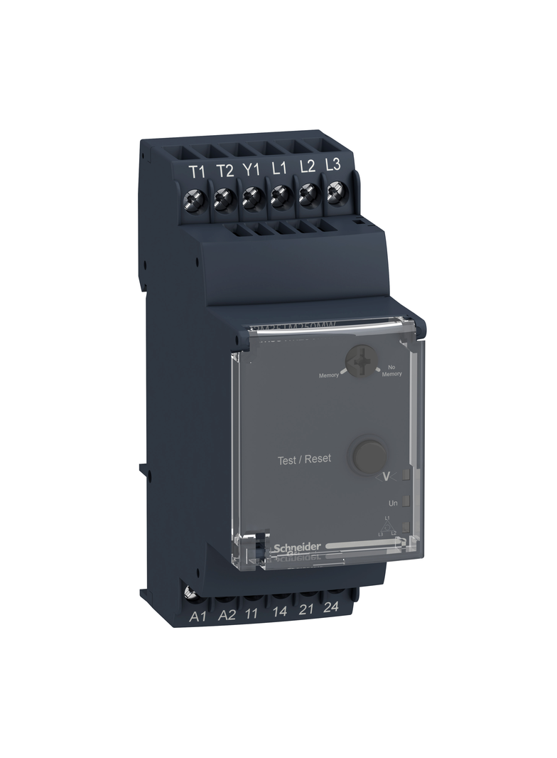 Zelio Control Przekaźnik kontroli napięcia i temperatury silnika 24 240V AC/DC, 2N/O 5A