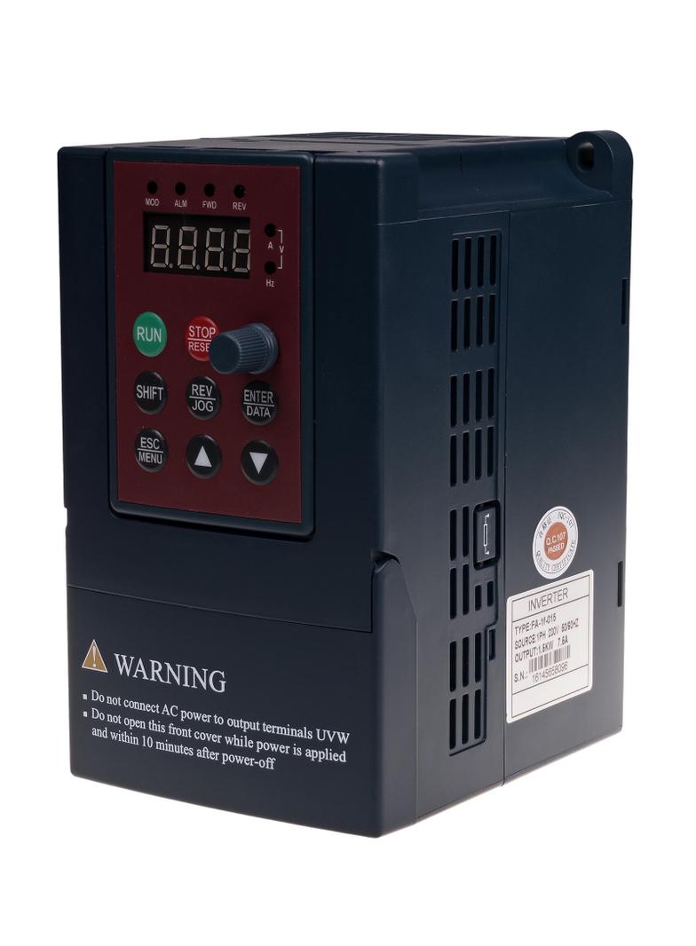 Falownik do silników jednofazowych Pmax=0,75kW Uwej=230V FA-1F007 F&F