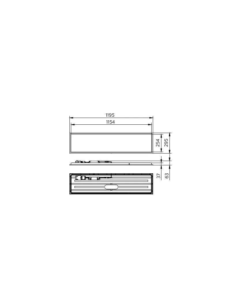 Panel LED Coreline RC132V G6 UGR19 26W 3600lm IP20/44 4000K barwa neutralna ściemnialna 36S/ 840 PSD