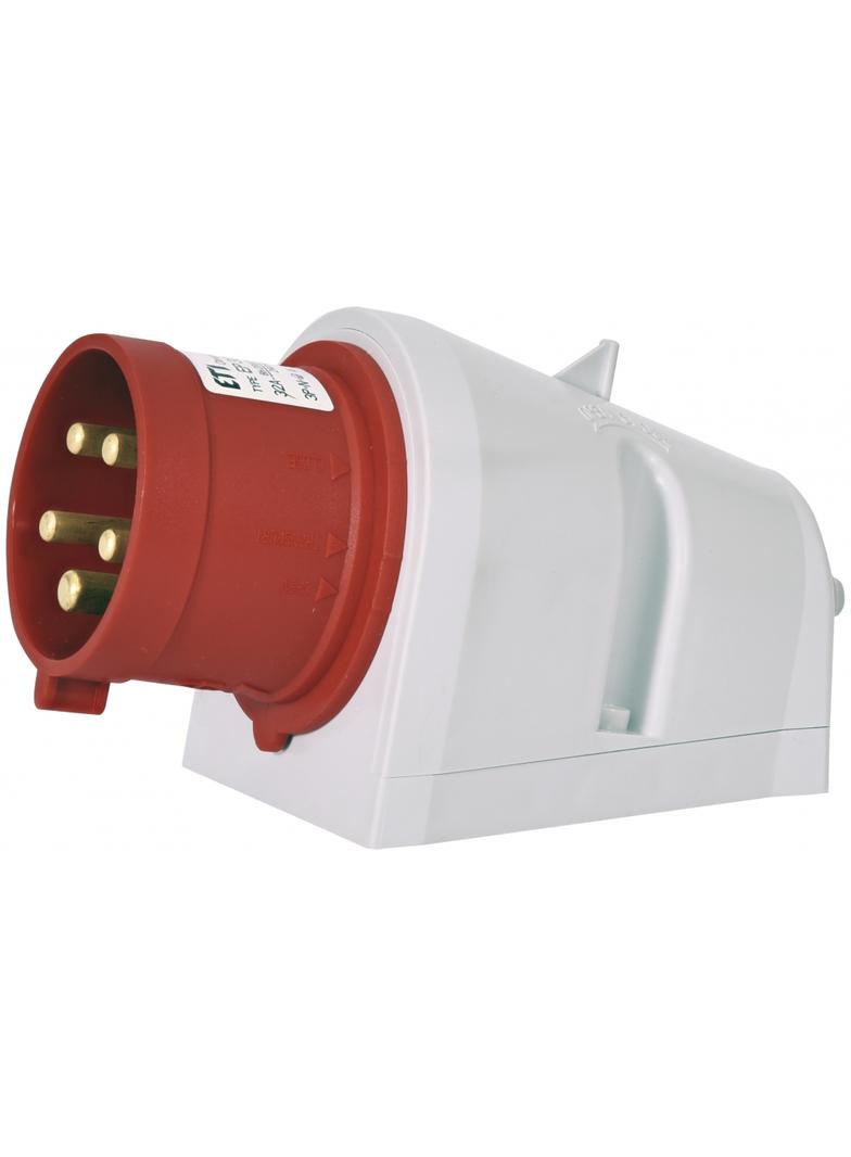 32A 400V 3P+N+PE Wtyk odbiornikowy stały IP44 EP 3253 004482063 ETI