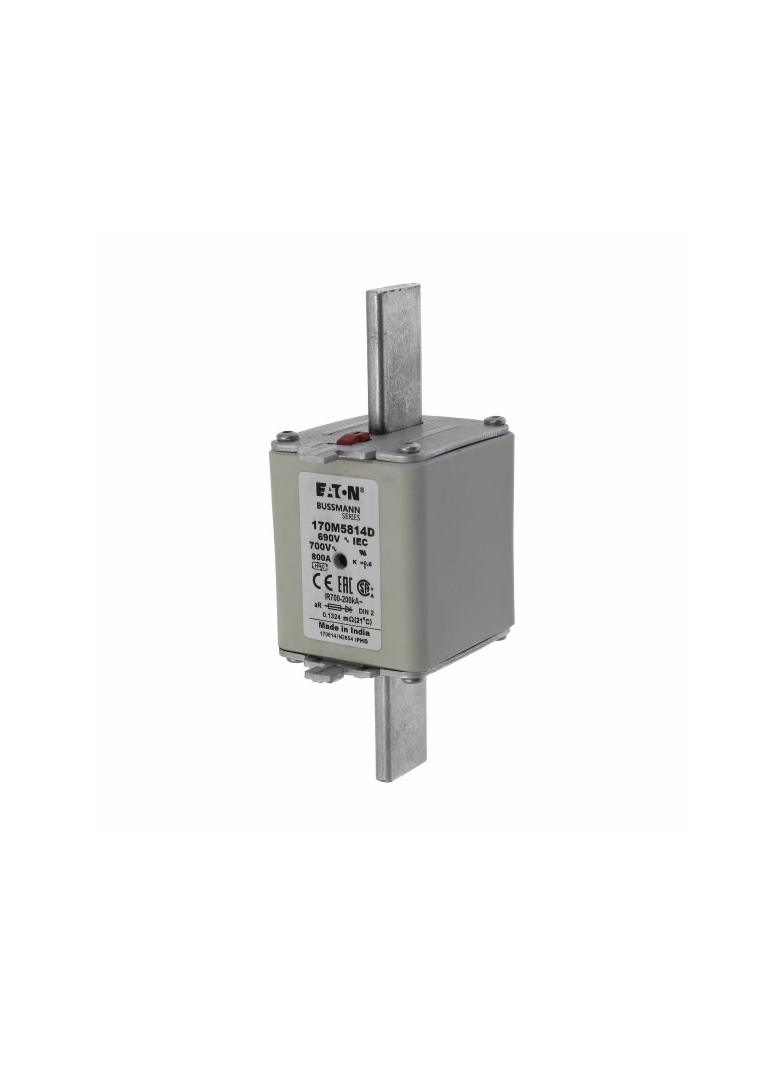 800A 690V aR DIN 2 HSDNH FUSE Wkładka szybka 800A AC 690V DIN 2 aR DIN IEC podwójny wskaźni 170M5814