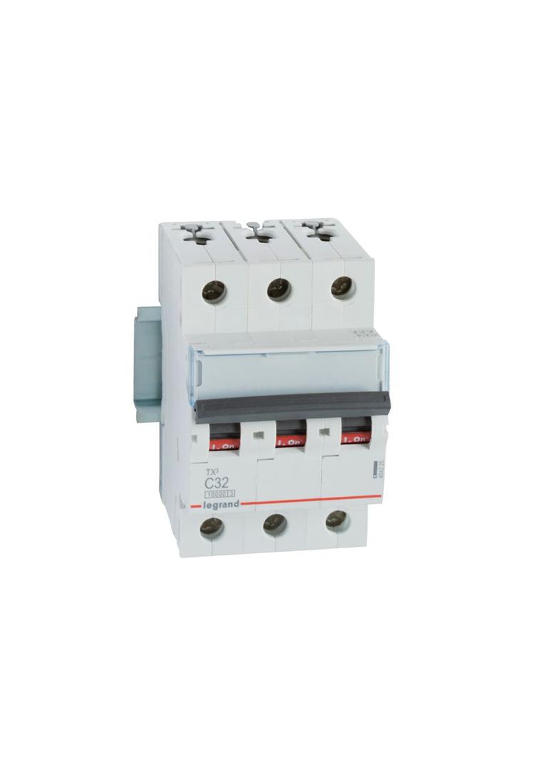 WYŁĄCZNIK NADPRĄDOWY S 313 3P C 32A 10000A SERII TX3, Legrand