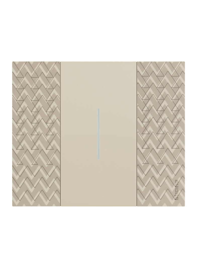 LIVING NOW - KLAWISZ - 2 MODUŁY - PIASKOWY BEŻ, Bticino