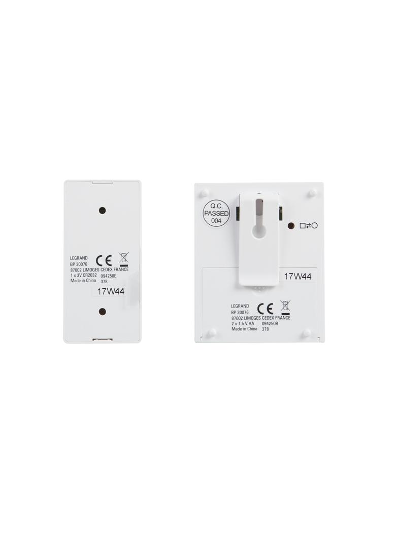 Zestaw Dzwonkowy Bezprzewodowy Essential - Biały 094250 LEGRAND