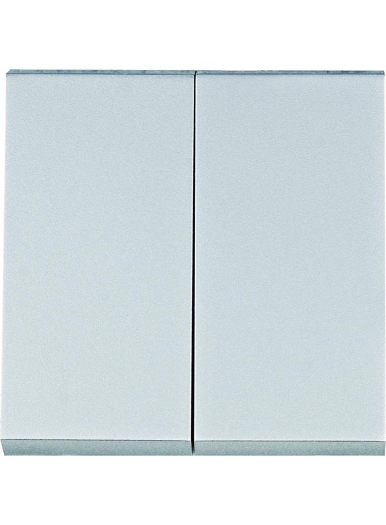 lumina Klawisze do łączników 2-klawiszowych, srebrny