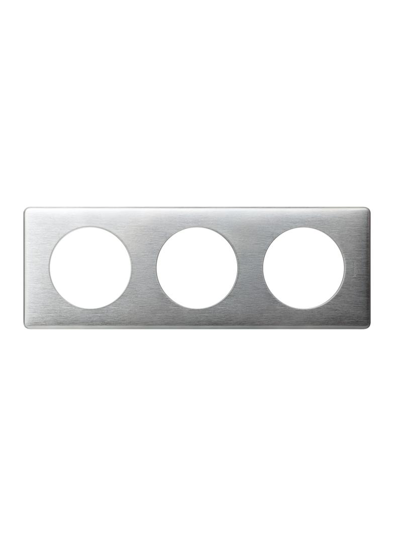 Celiane Ramka Aluminium Potrójna Pozioma/Pionowa 068923 LEGRAND