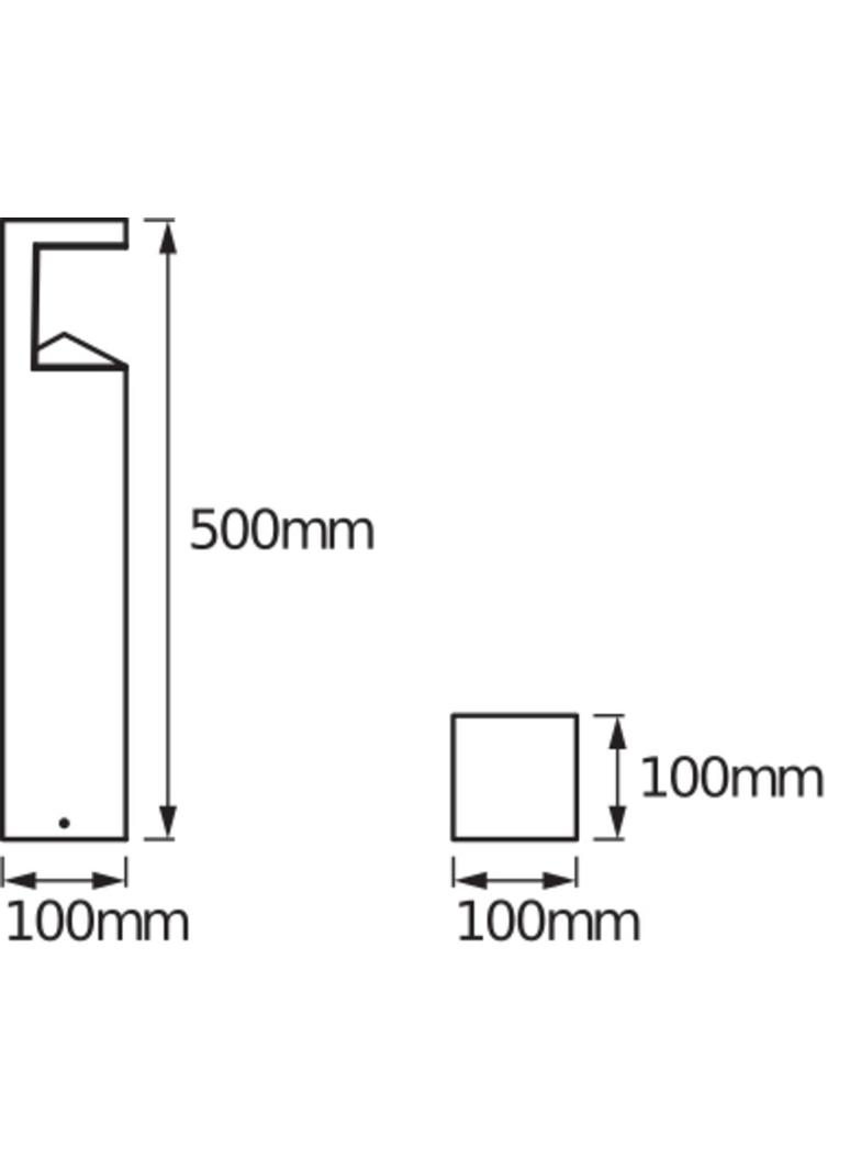 ENDURA STYLE PYRAMID 50CM 9W ST LEDV Oprawa zewnętrzna