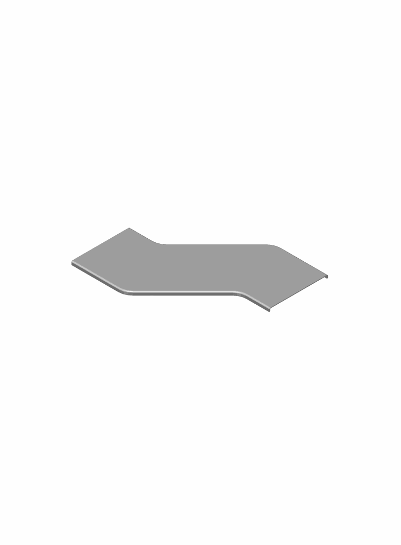 POLZZP50 Pokrywa obejścia poziomego lewego 1,5 mm
