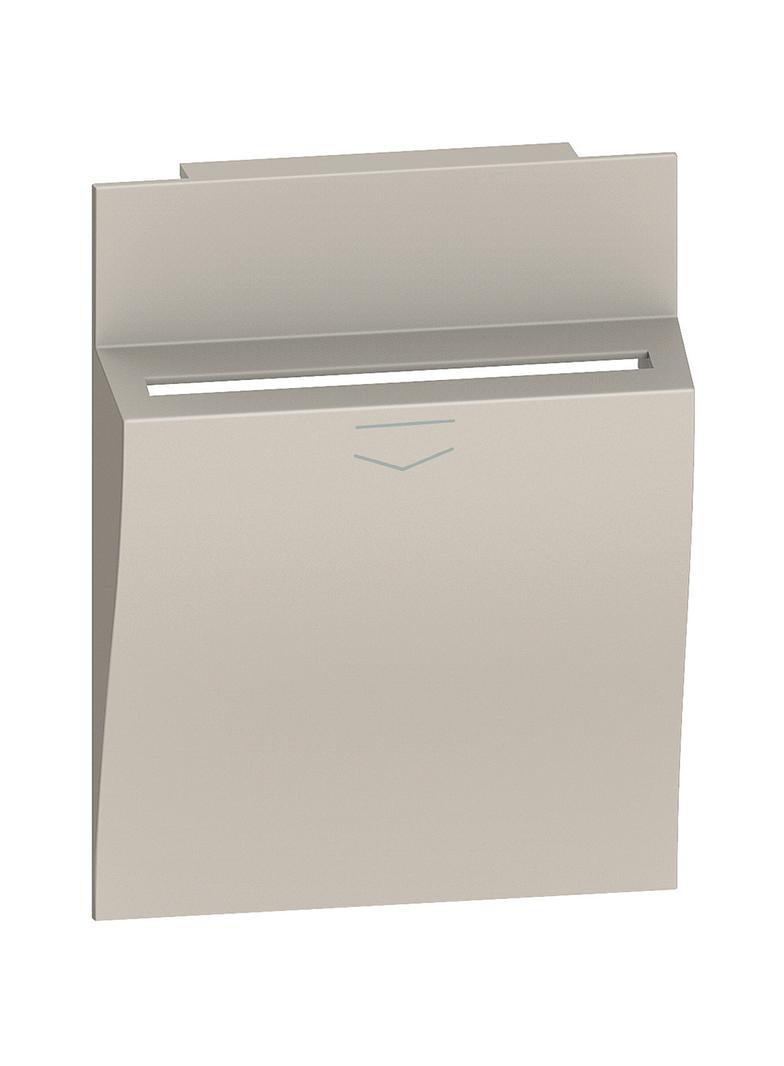 LIVING NOW - PLAKIETKA ŁĄCZNIKA HOTELOWEGO - 2 MODUŁY - PIASKOWY BEŻ, Bticino