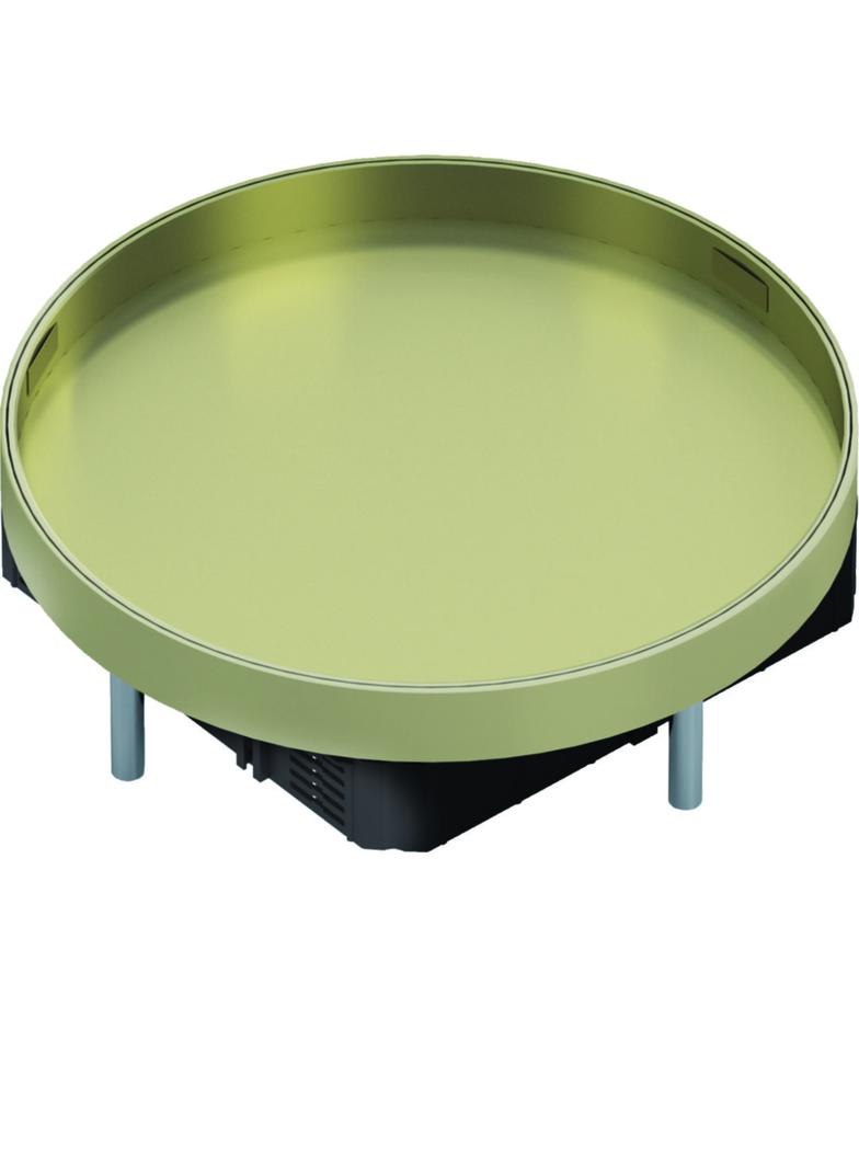 tehalit.VE-EE Pokrywa pełna IP54 5kN MKR12 fi306 25mm mosiądz MKR120BL25 HAGER
