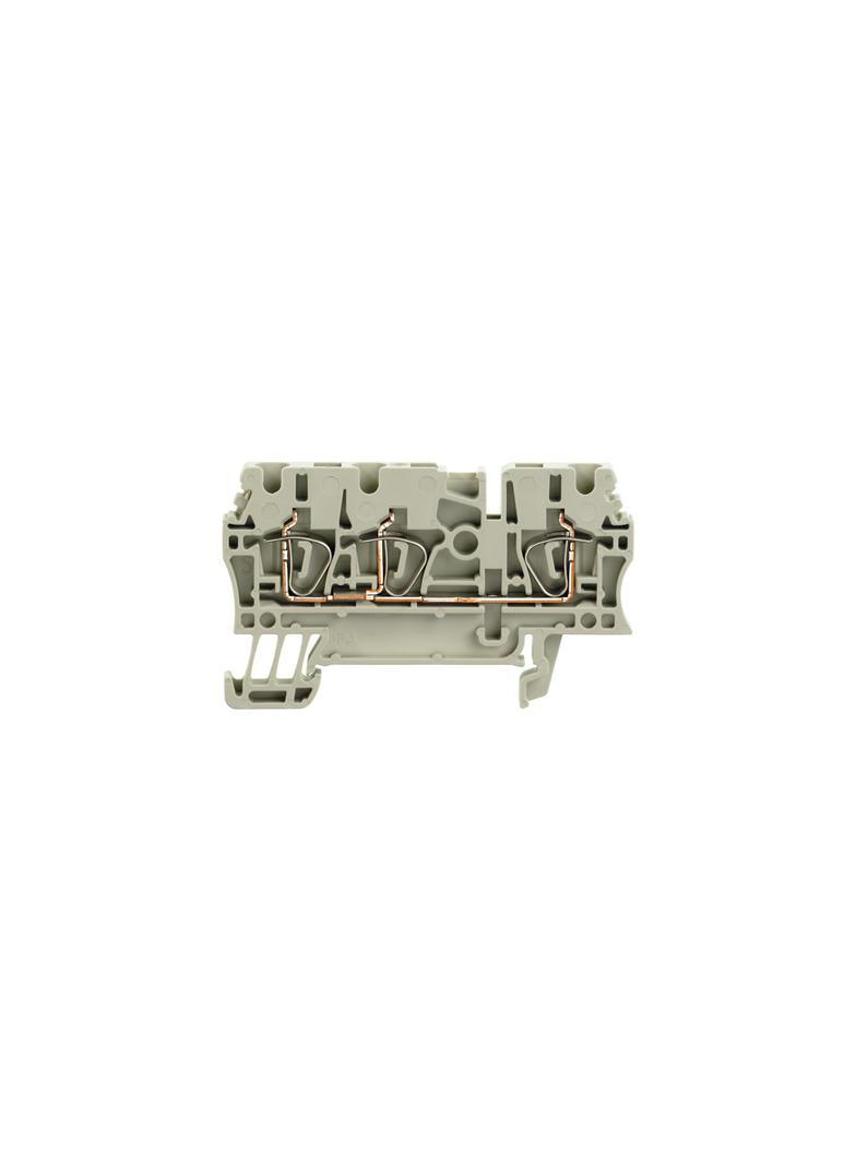 ZDU 2.5/3AN GR Złączka szynowa przelotowa /100szt./ WEIDMULLER