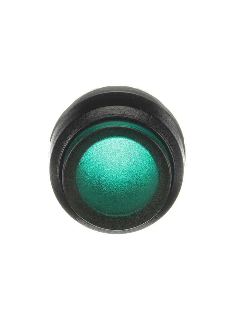 Przycisk wypukły monostabilny podświetlany zielony MP3-11G