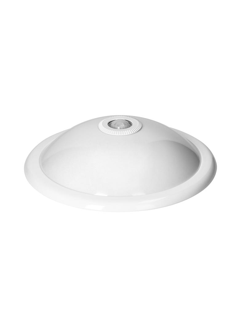 ROVO PC plafon oświetleniowy z czujnikiem ruchu 360st 2x40W E27 IP20 policarbon mleczny CL/2xE27R-2
