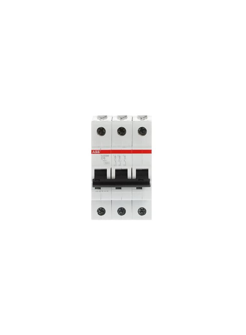 S203M-D6 Wyłącznik nadprądowy 10kA 3P D6A 2CDS273001R0061 ABB