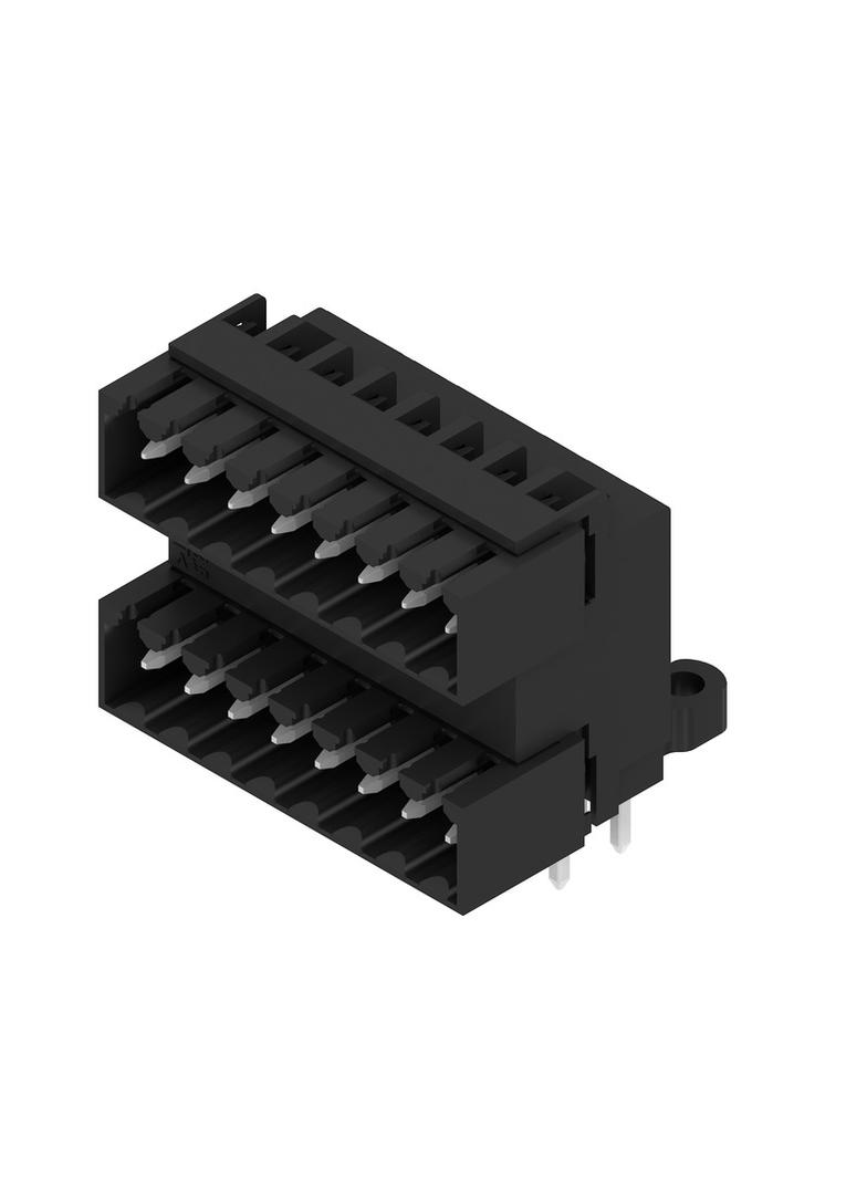 SLD 3.50/16/90G 4.5SN BK BX Wtyki PCB (złącza płyty), 3.50 mm, Liczba biegunów: 16, kąt odejścia: 90° /20szt./ 1634330000 WEIDMÜLLER