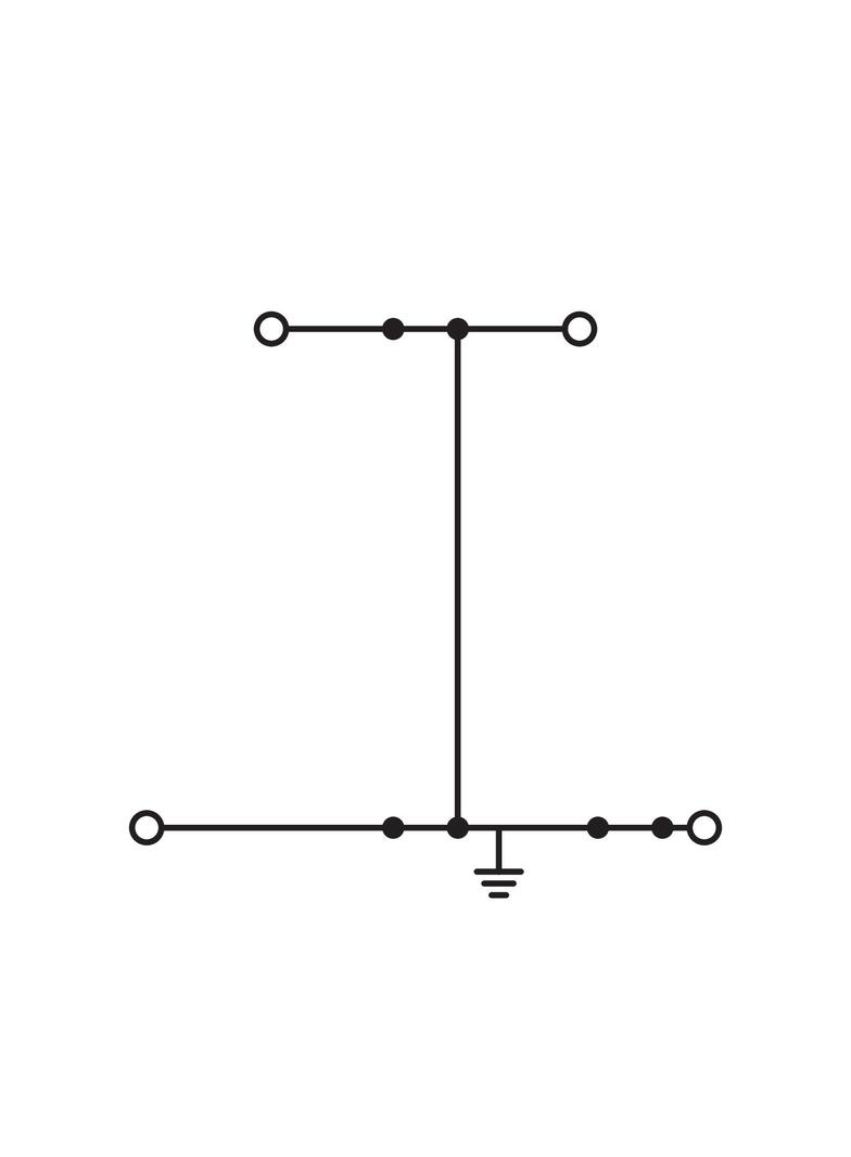 TOPJOBS złączka 2-piętrowa 2,5 mm2 PE żółto-zielona