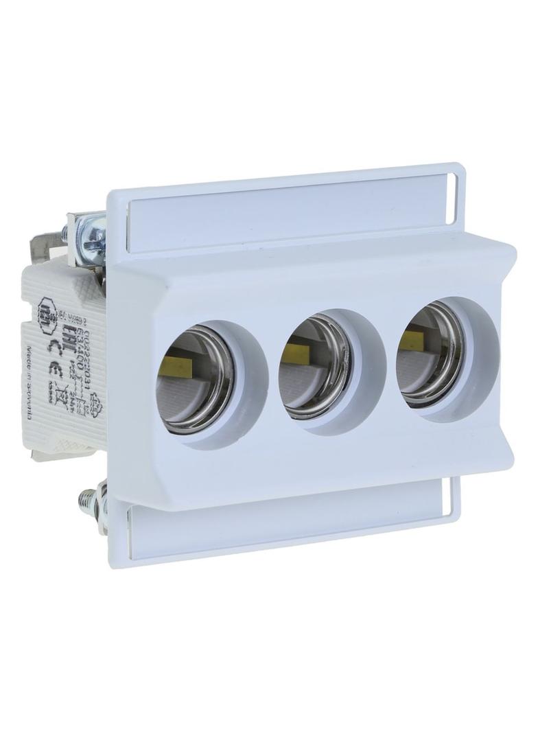 FUSE-BASE D02 3POL DIN HUT Podstawa bezpiecznikowa D02 E18 3P szyna DIN TFRN02C EATON