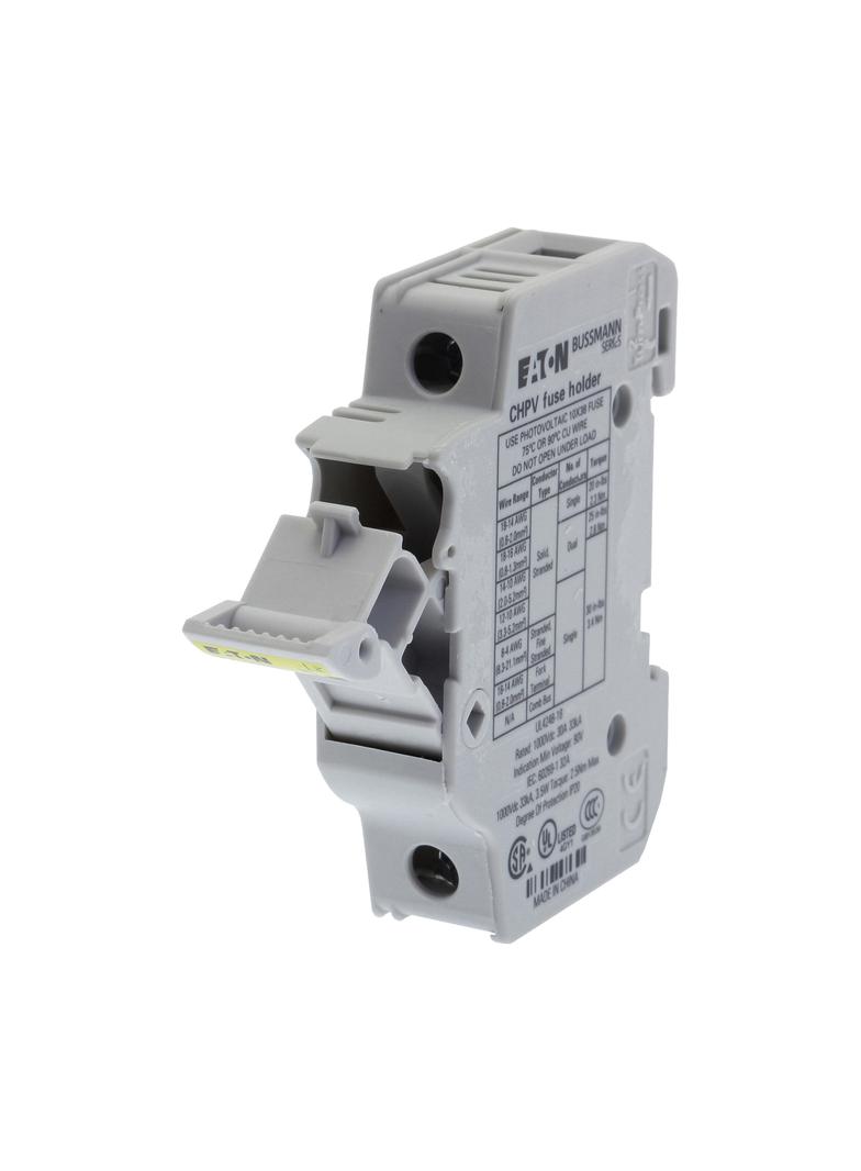 1Pole 30A 1000Vdc MFH For 10x38 Gpv Podstawa wkładki cylindrycznej 10x38 gPV 1P 32A 1000VDC CHPV1U E