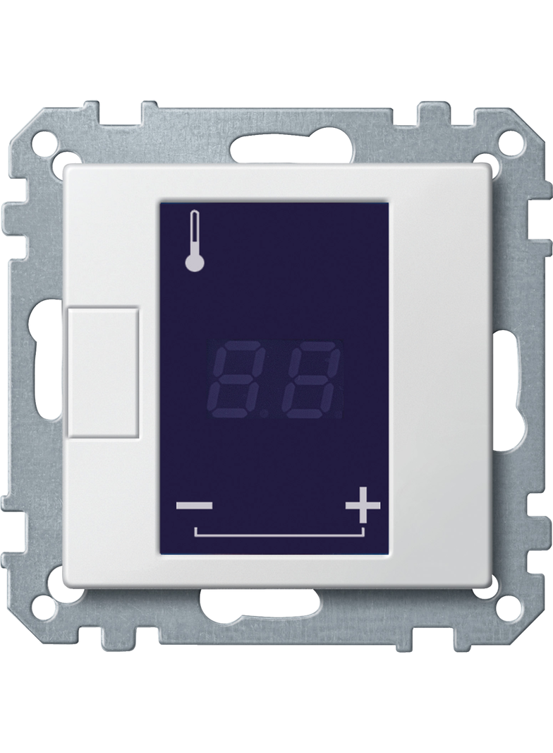 Merten - Mechanizm regulatora temperatury z wyświetlaczem LCD 230VAC 16A MTN5775-0000 SCHNEIDER
