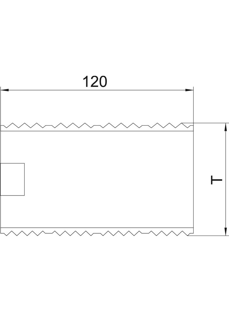 GA-KUP70, Złączka uniwersalna, do gł.kanału 70