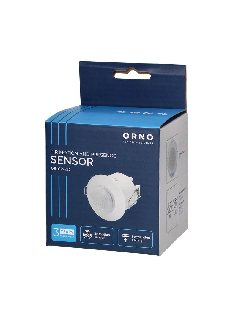 Czujnik ruchu 360st. IP20 1200W do sufitów podwieszanych 3 sensory OR-CR-222 ORNO