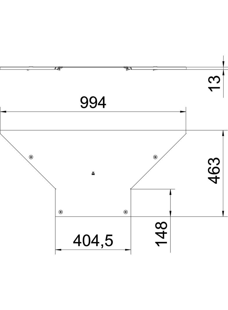 LAAD 400 R3 FS Pokrywa trójnika dostawnego