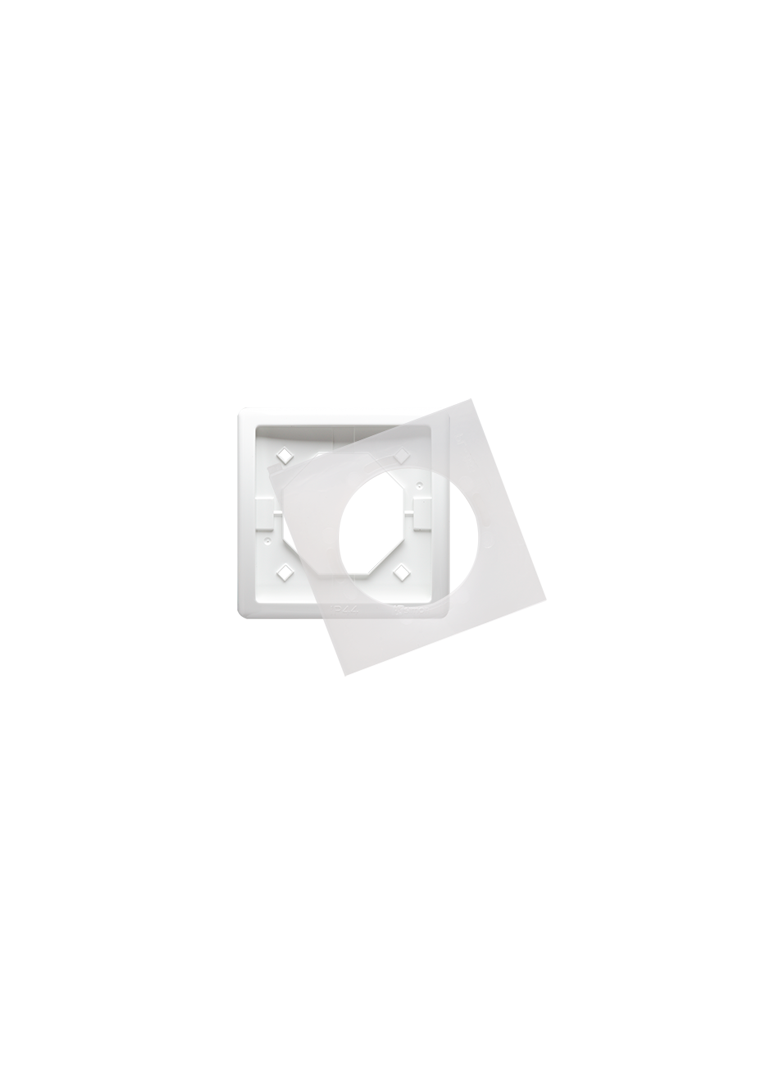Simon Basic Standard Ramka 1-krotna do wersji bryzgoszczelnej IP44 z uszczelką biały BMR1B/11 KONTAKT