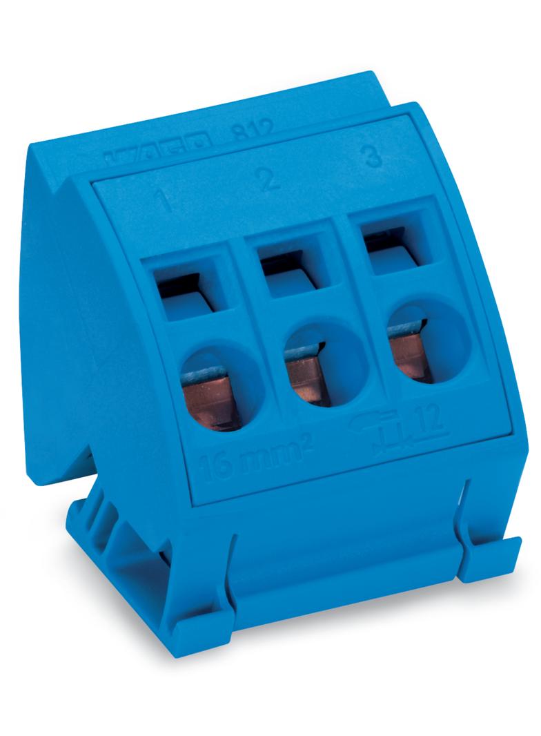 blok potencjałowy 16 mm2 ciemnoszary