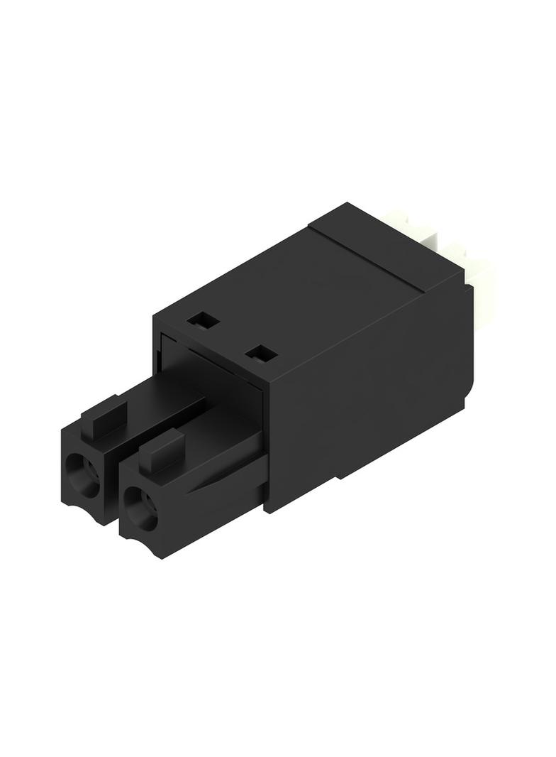 BCF 3.81/02/180 SN BK BX Wtyk PCB (złącze wiązki), listwa z gniazdami, 3.81 mm, Liczba biegunów: 2, PUSH IN, Złącze sprężynowe /50szt./ 1969890000 WEIDMÜLLER