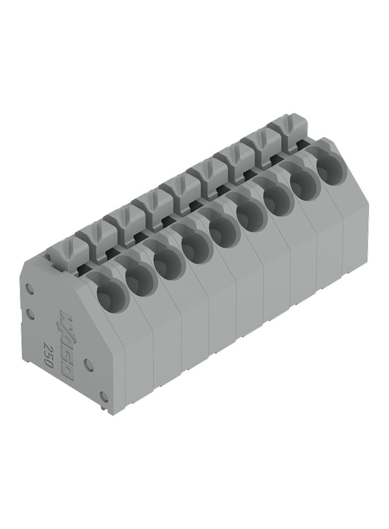 listwa zaciskowa do pł. drukowanych 9-bieg. szara raster 3,5 mm /35szt./ WAGO