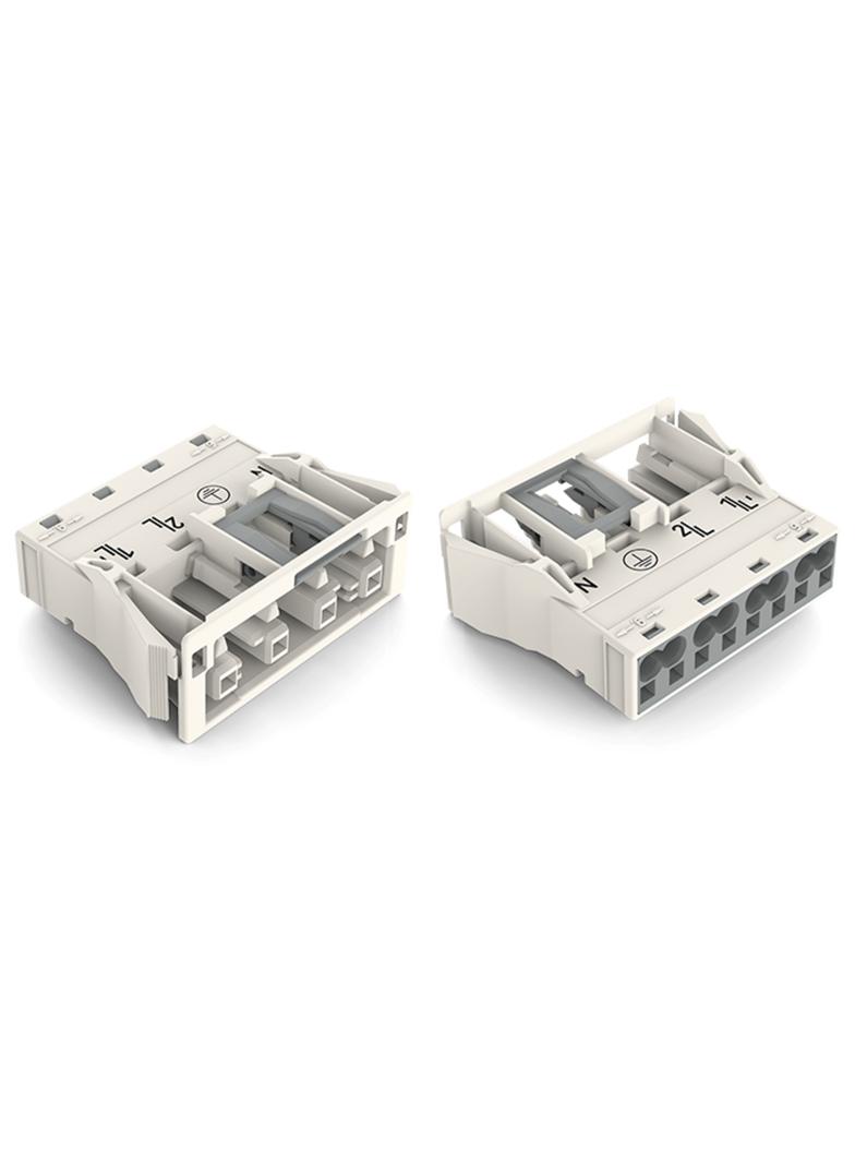 gniazdo SnapIn 4-torowe białe