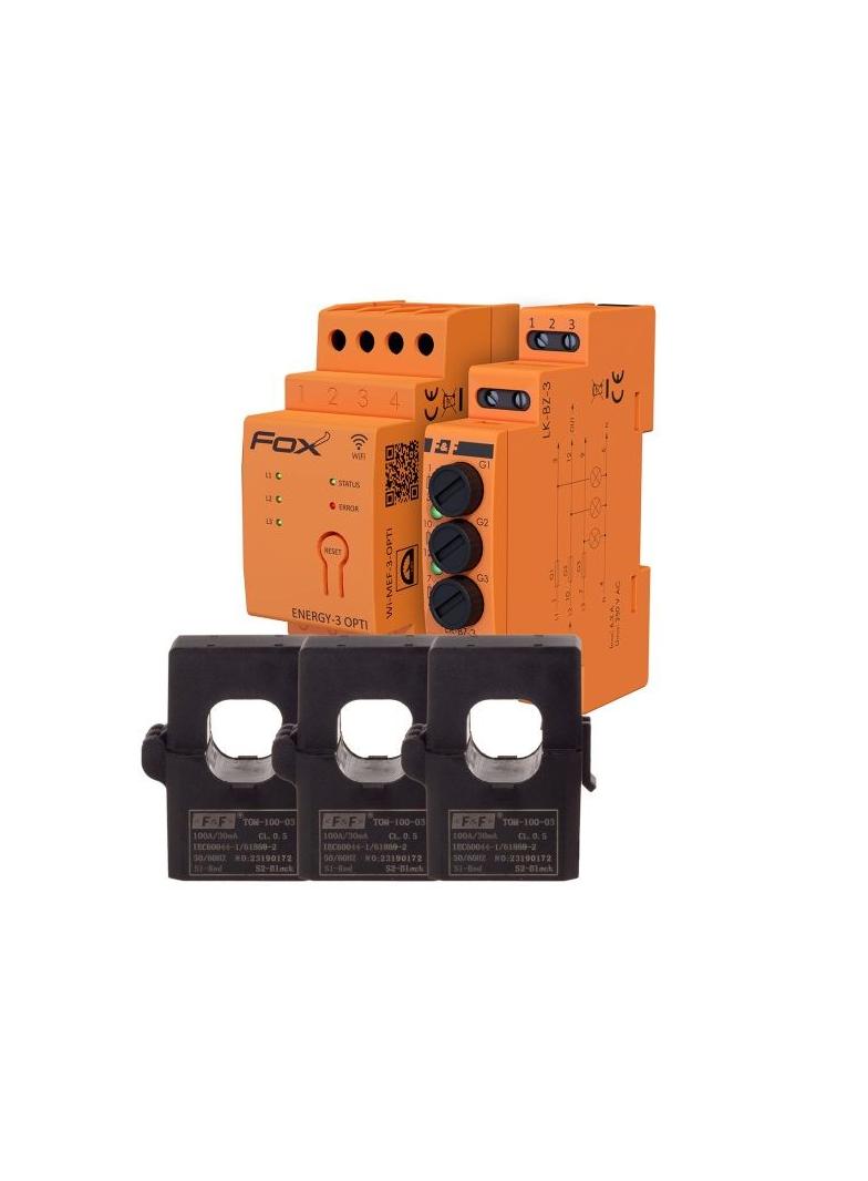 Zestaw WI-MEF-3-OPTI-100A Wi-Fi + zabezpieczenie LK-BZ-3 WI-MEF-3-OPTI-100SET F&F